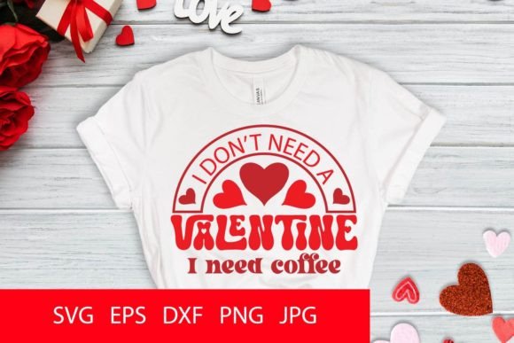 Coffee Valentine Graphics for Crafts