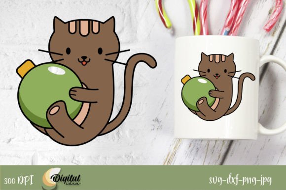 Cute Cat Graphics for Crafts and Digital Publishing