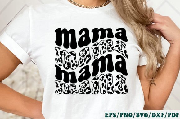 Mama Retro Svg Graphics for Crafts