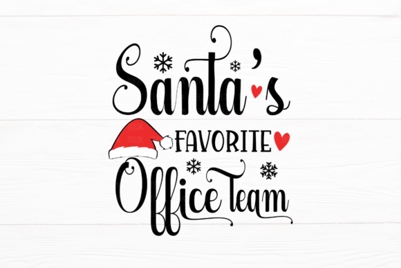 Santa’s Favorite Christmas Office Team Graphics